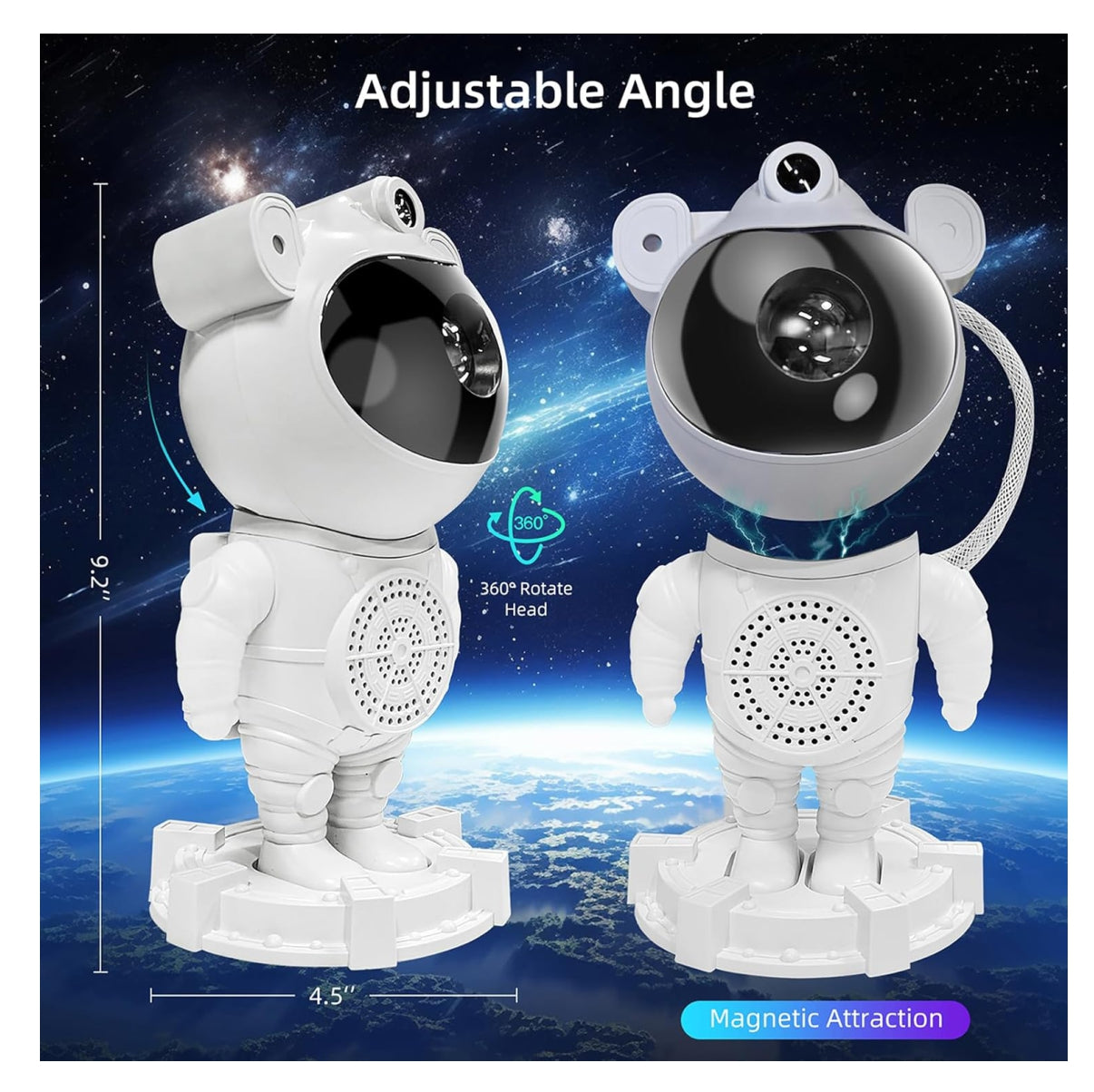 Proyector Astronauta Con Bluetooth
